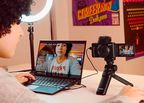 Cámara de fotos digital Sony ZV-1F - Comparte con el mundo Cámara de fotos digital Sony ZV-1F Comparte con el mundo