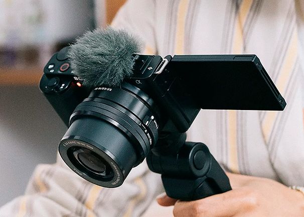 Cámara de fotos digital Sony ZV-E10L Creación de contenidos en mente