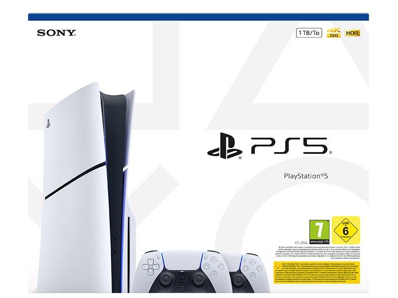 Consola PlayStation 5 (Chasis E) + 2 mandos DualSense - A la velocidad de la luz Consola PlayStation 5 (Chasis E) + 2 mandos DualSense A la velocidad de la luz