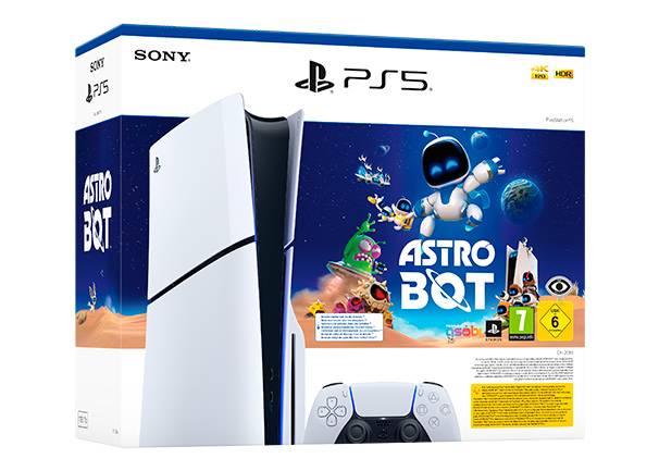Consola PlayStation 5 + Astro Bot - Nuevas formas de juego Consola PlayStation 5 + Astro Bot Nuevas formas de juego