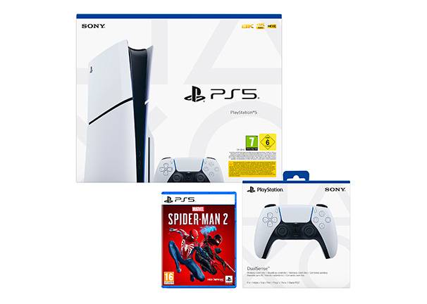Consola PlayStation 5 + DualSense + Spider-Man 2 PlayStation 5 + DualSense + Spider-Man 2