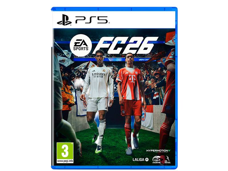 Consola PlayStation 5 (Chasis E) + EA Sports FC 26 (pack físico) - Nuevas formas de juego Consola PlayStation 5 (Chasis E) + EA Sports FC 26 (pack físico) Nuevas formas de juego