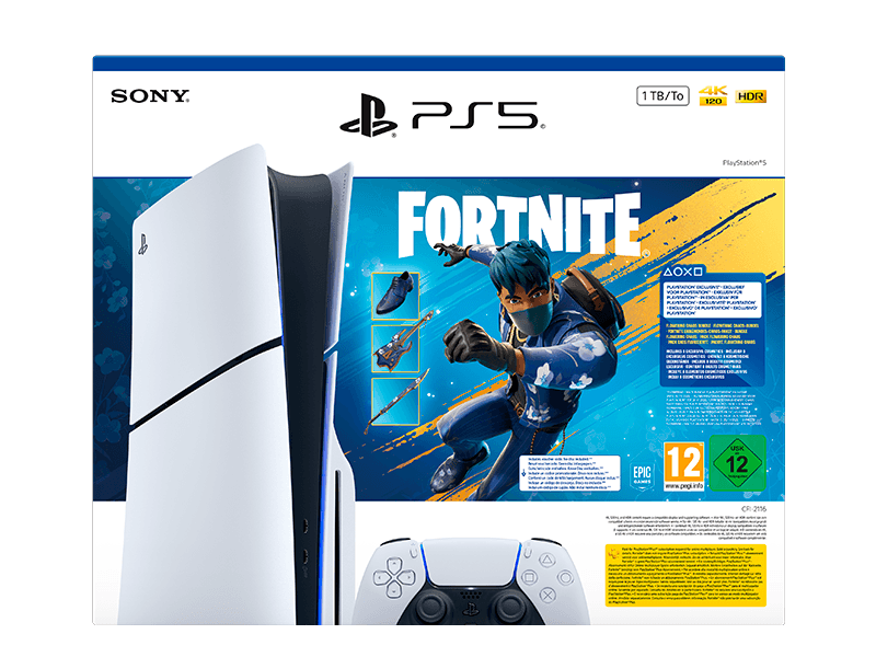 Consola PlayStation 5 (Chasis E) + Fortnite Flowering Chaos (digital) - Nuevas formas de juego Consola PlayStation 5 (Chasis E) + Fortnite Flowering Chaos (digital) Nuevas formas de juego