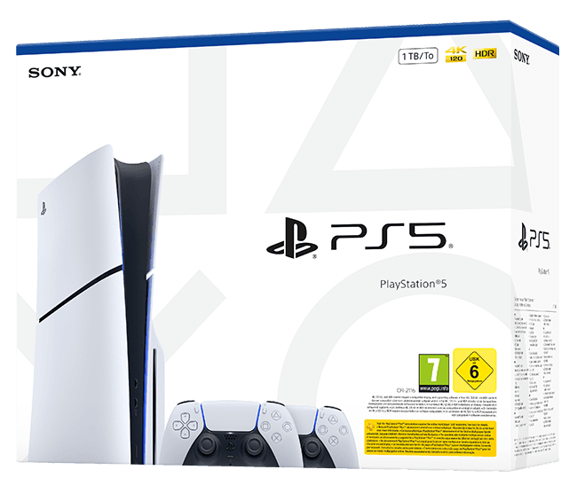 Consola PlayStation 5 (Chasis E) + 2 mandos DualSense Consola PlayStation 5 (Chasis E) + 2 mandos DualSense