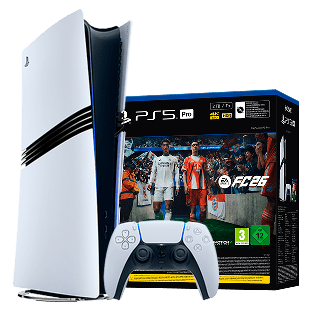 Consola PlayStation 5 Pro + EA Sports FC 26 (digital) Consola PlayStation 5 Pro + EA Sports FC 26 (digital)