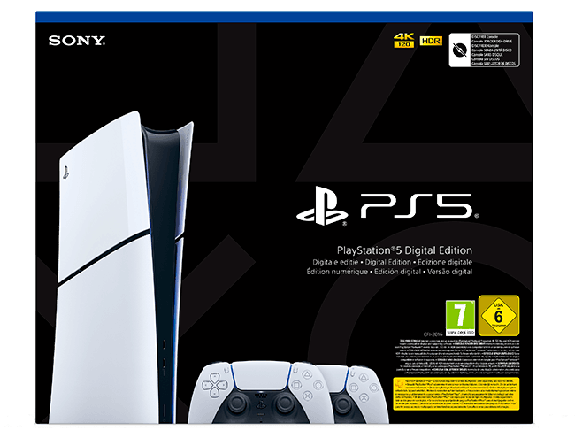Consola PlayStation 5 Digital Edition + 2 mandos DualSense