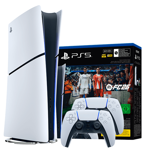 Consola PlayStation 5 Digital Edition (Chasis E) + EA Sports FC 26 (digital) Consola PlayStation 5 Digital Edition (Chasis E) + EA Sports FC 26 (digital)