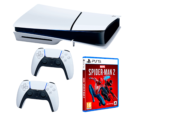 Consola PlayStation 5 + DualSense + Spider-Man 2 Consola PlayStation 5 + DualSense + Spider-Man 2