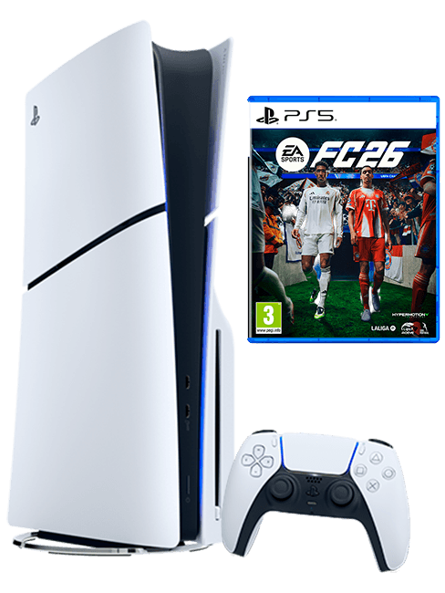 Consola PlayStation 5 (Chasis E) + EA Sports FC 26 (pack físico) Consola PlayStation 5 (Chasis E) + EA Sports FC 26 (pack físico)