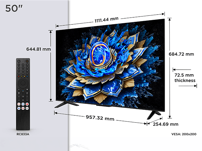 Smart TV TCL 50T69C 50''