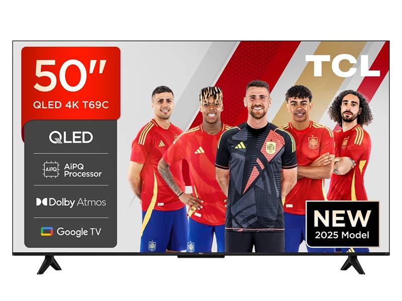 Smart TV TCL 50T69C 50'' QLED 4K: más de mil millones de colores