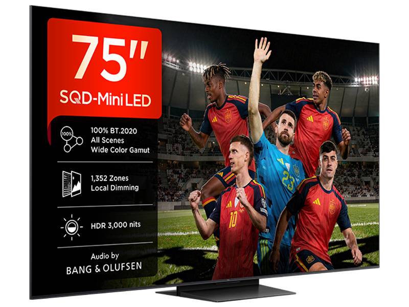 Smart TV TCL 75C7L 75'' - SQD-Mini LED: 1.352 zonas de precisión Smart TV TCL 75C7L 75'' SQD-Mini LED: 1.352 zonas de precisión