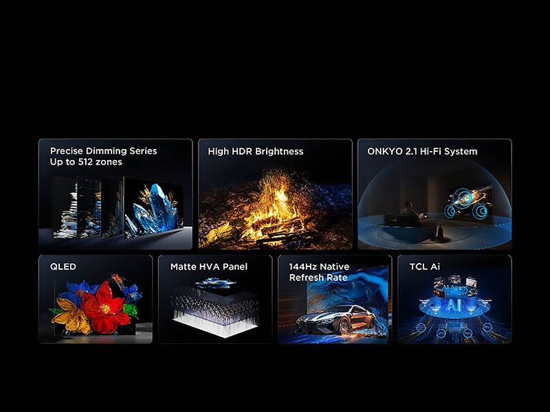 Smart TV TCL 98P8L 98'' - QLED: más de mil millones de colores Smart TV TCL 98P8L 98'' QLED: más de mil millones de colores