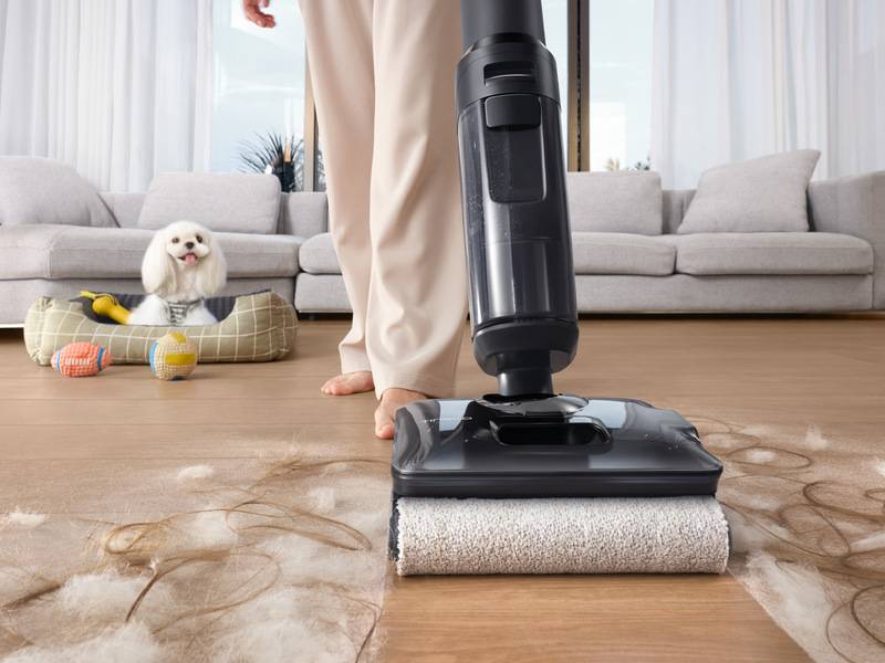 Aspiradora fregona Tineco Floor One S7 Stretch Steam Plus Aspira, friega y aplica vapor