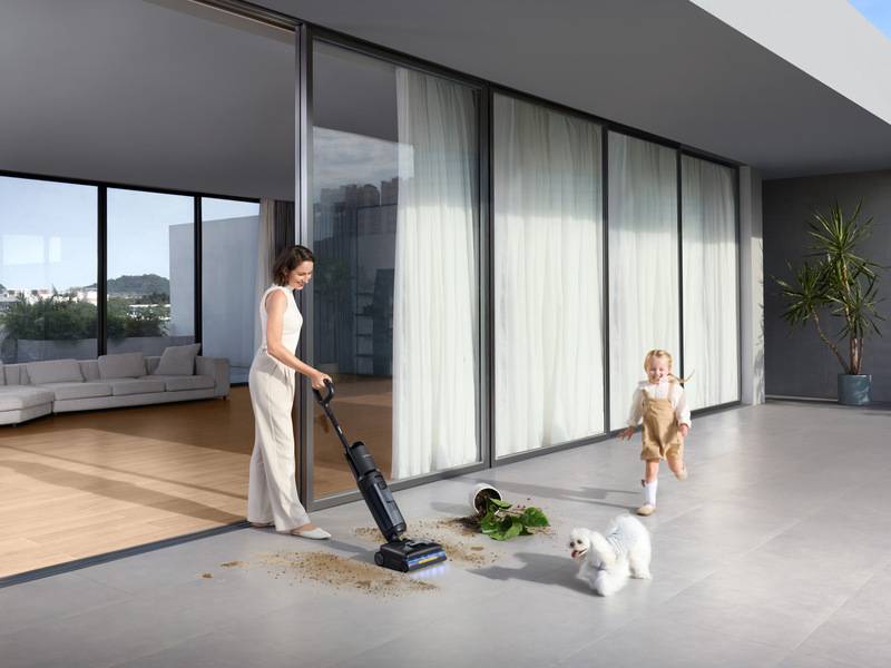 Aspiradora fregona Tineco Floor One S7 Stretch Steam Plus Hasta 80 minutos de autonomía