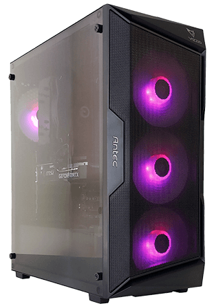 Torre de gaming Vizzio Silver i5 RTX3050 16 GB, 500 GB Torre de gaming Vizzio Silver i5 RTX3050 16 GB, 500 GB