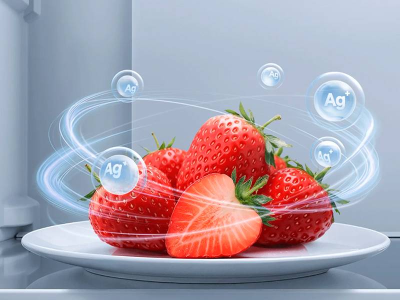 Frigorífico americano Xiaomi Mijia Refrigerator Cross Door - Protección antibacteriana con absorción de olores para un almacenamiento práctico Frigorífico americano Xiaomi Mijia Refrigerator Cross Door Protección antibacteriana con absorción de olores para un almacenamiento práctico