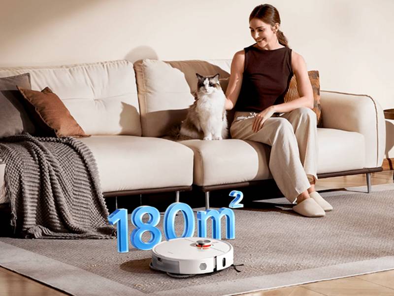 Robot aspirador Xiaomi Robot Vacuum S40 Pro Limpia un hogar de 180 m² de una sola vez