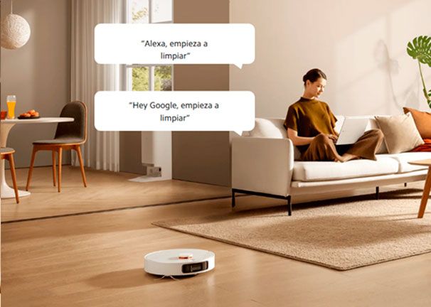 Robot aspirador Xiaomi Vacuum X20+ precio. Control por voz