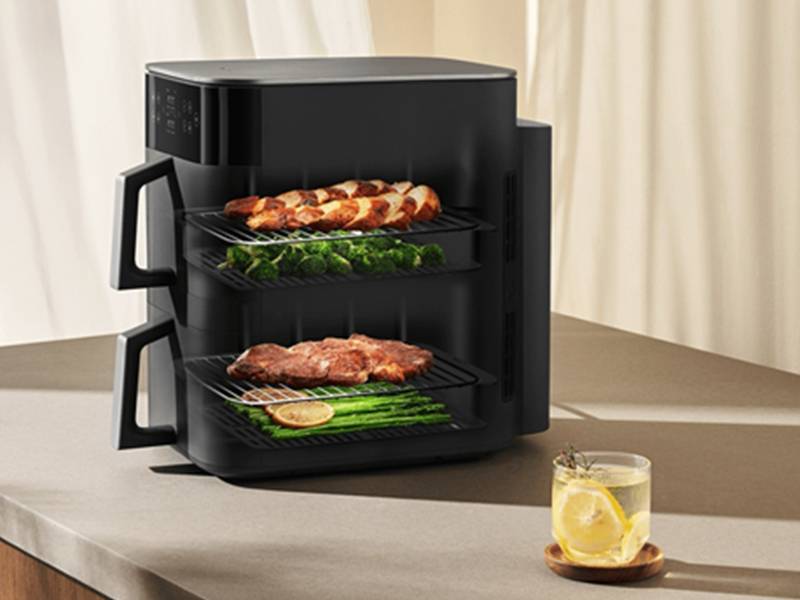 Freidora de aire Xiaomi Smart Double Stack Air Fryer 12 L - Cocina más en menos tiempo Freidora de aire Xiaomi Smart Double Stack Air Fryer 12 L Cocina más en menos tiempo