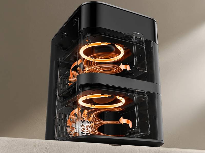 Freidora de aire Xiaomi Smart Double Stack Air Fryer 12 L - Resultados perfectos en cada receta Freidora de aire Xiaomi Smart Double Stack Air Fryer 12 L Resultados perfectos en cada receta