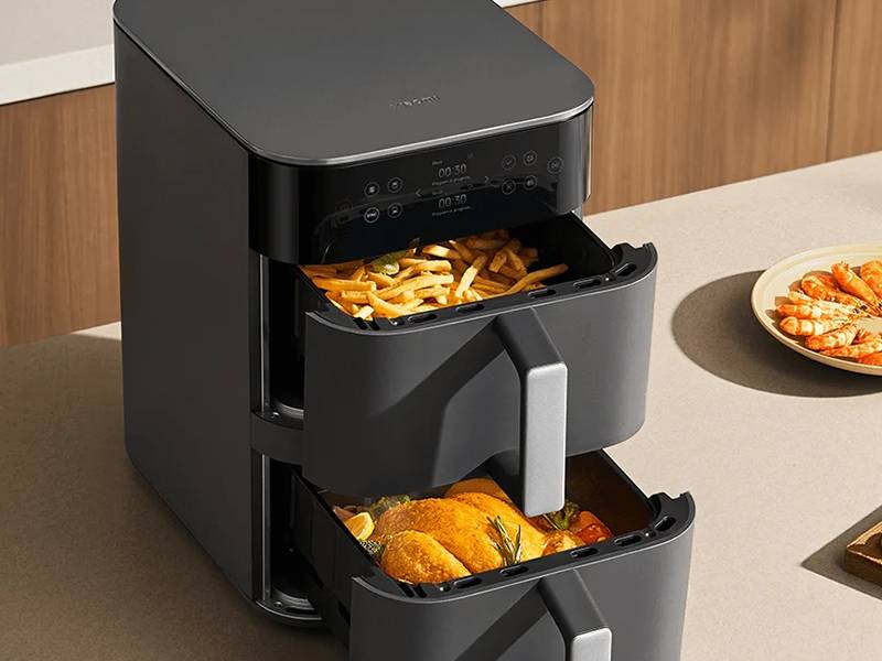 Freidora de aire Xiaomi Smart Double Stack Air Fryer 12 L - Pensada para tu ritmo Freidora de aire Xiaomi Smart Double Stack Air Fryer 12 L Pensada para tu ritmo