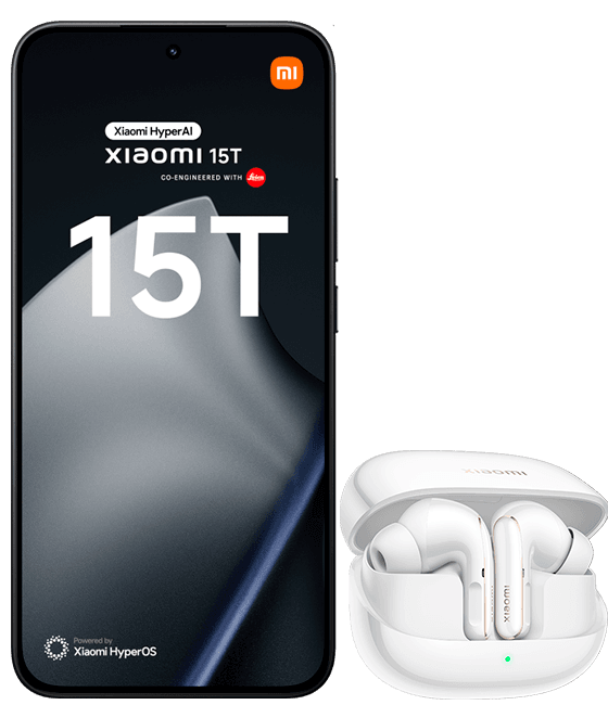 Xiaomi 15T 256 GB negro +  auriculares inalámbricos Xiaomi Buds 5 Pro blancos Xiaomi 15T 256 GB negro +  auriculares inalámbricos Xiaomi Buds 5 Pro blancos