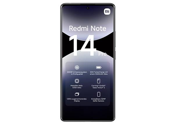 Xiaomi Redmi Note 14 Pro 5G - Experiencia visual inigualable Xiaomi Redmi Note 14 Pro 5G Experiencia visual inigualable