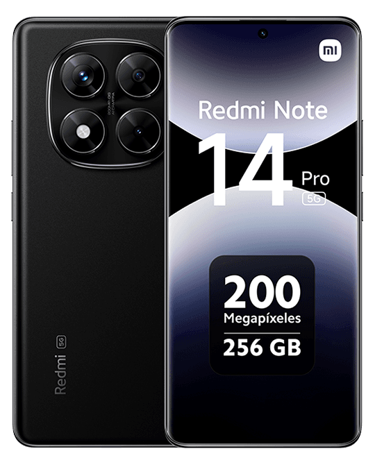 Xiaomi Redmi Note 14 Pro 5G 256 GB negro + auriculares inalámbricos Xiaomi Buds 5 Pro blancos