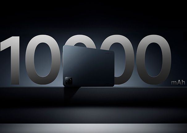 Xiaomi Pad 6S Pro Batería supergrande de 10.000 mAh de extralarga duración. 120 W HyperCharge