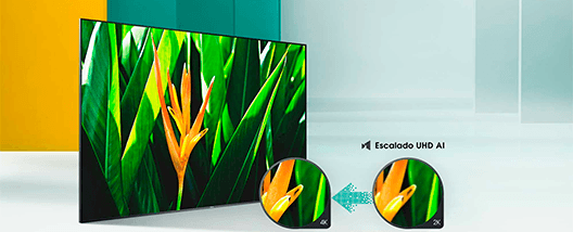 Hisense 55A7500F Actualice la señal 2K a calidad 4K