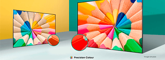 Hisense 55A7500F precio. Precisión de mapeo de color