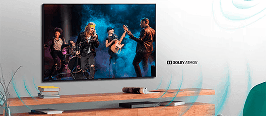 Hisense 55A7500F Sumérgete en un sonido que te dejará sin aliento