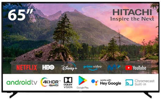 Smart TV Hitachi 65" HAK5350 Imagen de la vida real