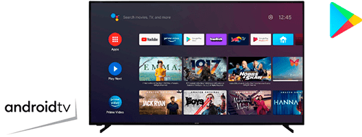 Smart TV Hitachi 65" HAK5350 ¿Buscas cualquier contenido? AndroidTV te lo lleva a gran pantalla
