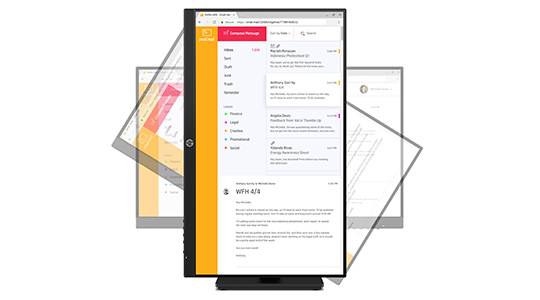 HP P24H Monitor Visión desde cualquier ángulo