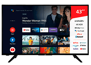 JVC 43VA3200 reacondicionada Android 11 TV