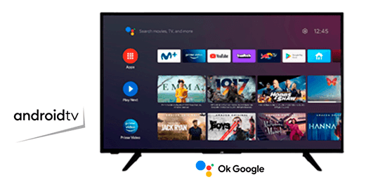 JVC 50VA3000 ¿Buscas cualquier contenido? AndroidTV te lo lleva a gran pantalla