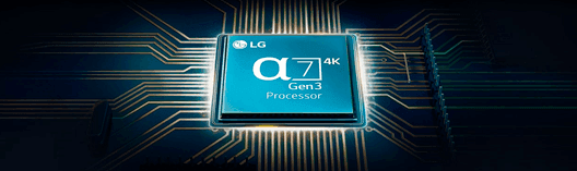 LG Smart TV 43" UQ80006LB negro reacondicionada Color puro afinado por procesamiento avanzado con IA