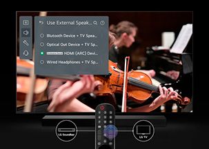 LG Smart TV QNED 75" 756RA precio. WOW Interface: controla tu barra de sonido desde tu TV