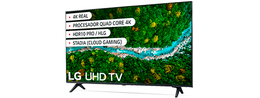 Smart TV LG 43UP77006LB 43'' reacondicionado - Una ventaja clara en casa Smart TV LG 43UP77006LB 43'' reacondicionado Una ventaja clara en casa