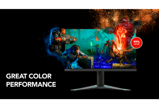 Lenovo G27-20 FHD Monitor Gaming - Disfruta de una sesión de juego suave y fluida y sin problemas Lenovo G27-20 FHD Monitor Gaming Disfruta de una sesión de juego suave y fluida y sin problemas