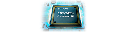 tv-samsung-55-tu8005-4k Procesador Crystal 4K potente calidad de imagen