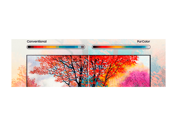 Samsung UE65AU7105KXXC - Más colores para unas escenas más reales. PurColor Samsung UE65AU7105KXXC Más colores para unas escenas más reales. PurColor
