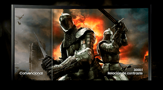 Samsung C24RG50 Monitor Gaming Ve en la oscuridad