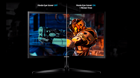 Samsung C24RG50 Monitor Gaming - Ojos descansados, más victorias Samsung C24RG50 Monitor Gaming Ojos descansados, más victorias