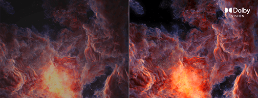 Toshiba 55UA3D63DG reacondicionado Dolby Vision: proyección de cine