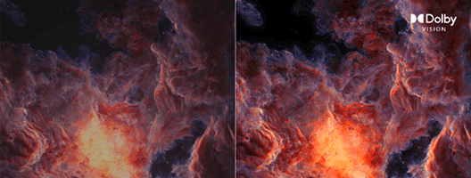 Toshiba 55UA3D63DG reacondicionado Dolby Vision: proyección de cine