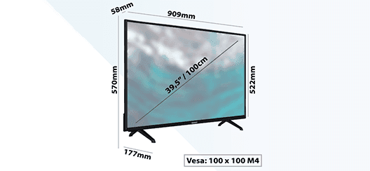 Daewoo 40DM54FA1 reacondicionado - Chromecast integrado Daewoo 40DM54FA1 reacondicionado Chromecast integrado