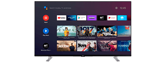 Smart TV JVC 43VAQ6100 43'' reacondicionado - ¿Buscas cualquier contenido? AndroidTV te lo lleva a gran pantalla Smart TV JVC 43VAQ6100 43'' reacondicionado ¿Buscas cualquier contenido? AndroidTV te lo lleva a gran pantalla